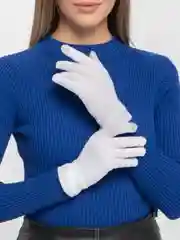 Белый перчатки женские сенсорные, теплые