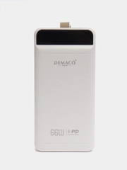 Внешний аккумулятор с быстрой зарядкой Demaco, 40000 Mah, 66W