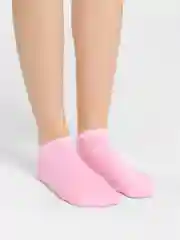 Розовый носки антискользящие для йоги, пилатеса Non slip спортивные