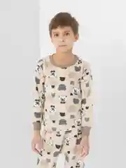 Бежевый пижама для мальчика