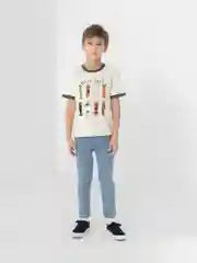 Мятный футболка для мальчика, рост 122-140 см (7-10 лет)