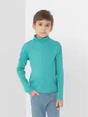 Салатовый водолазка базовая, детская, для мальчика