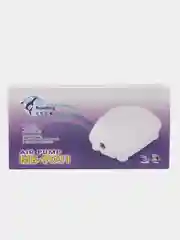 Белый одноканальный компрессор-аэратор для аквариума