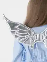 Серебряный крылья карнавальные "Единорожка", "Ангел", "Дракон"