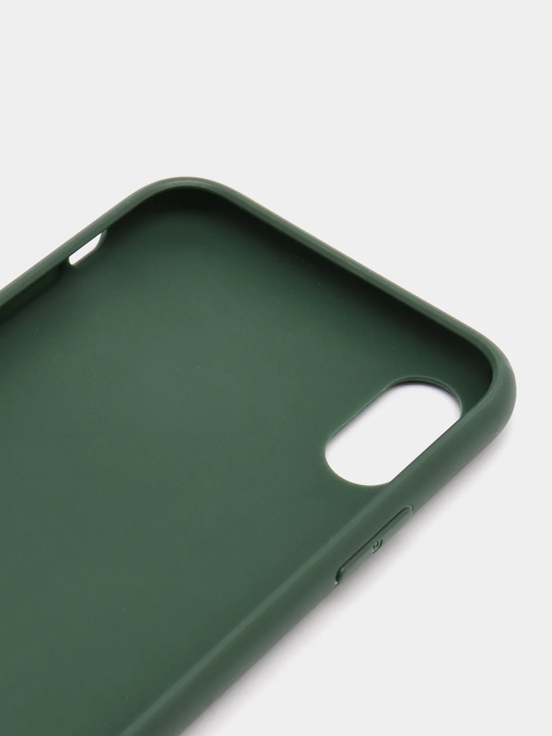 Зеленый чехол Fono для iPhone X/XS, XS Max, XR, 11, 11 Pro, 11 Pro Max, силиконовый, рифленый