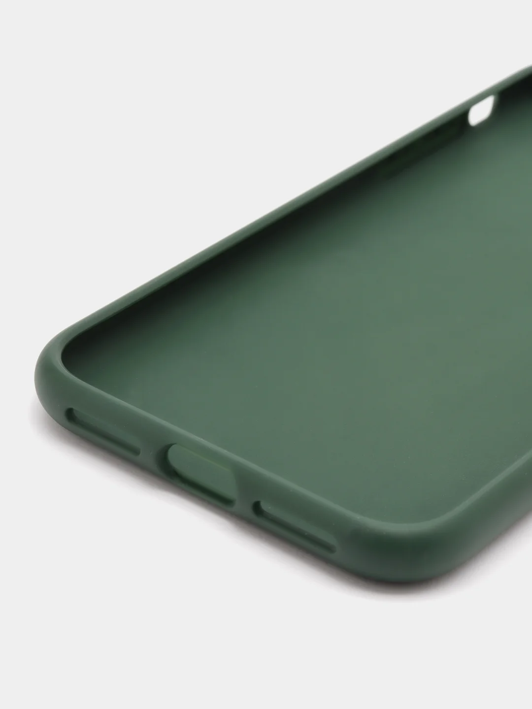 Зеленый чехол Fono для iPhone X/XS, XS Max, XR, 11, 11 Pro, 11 Pro Max, силиконовый, рифленый