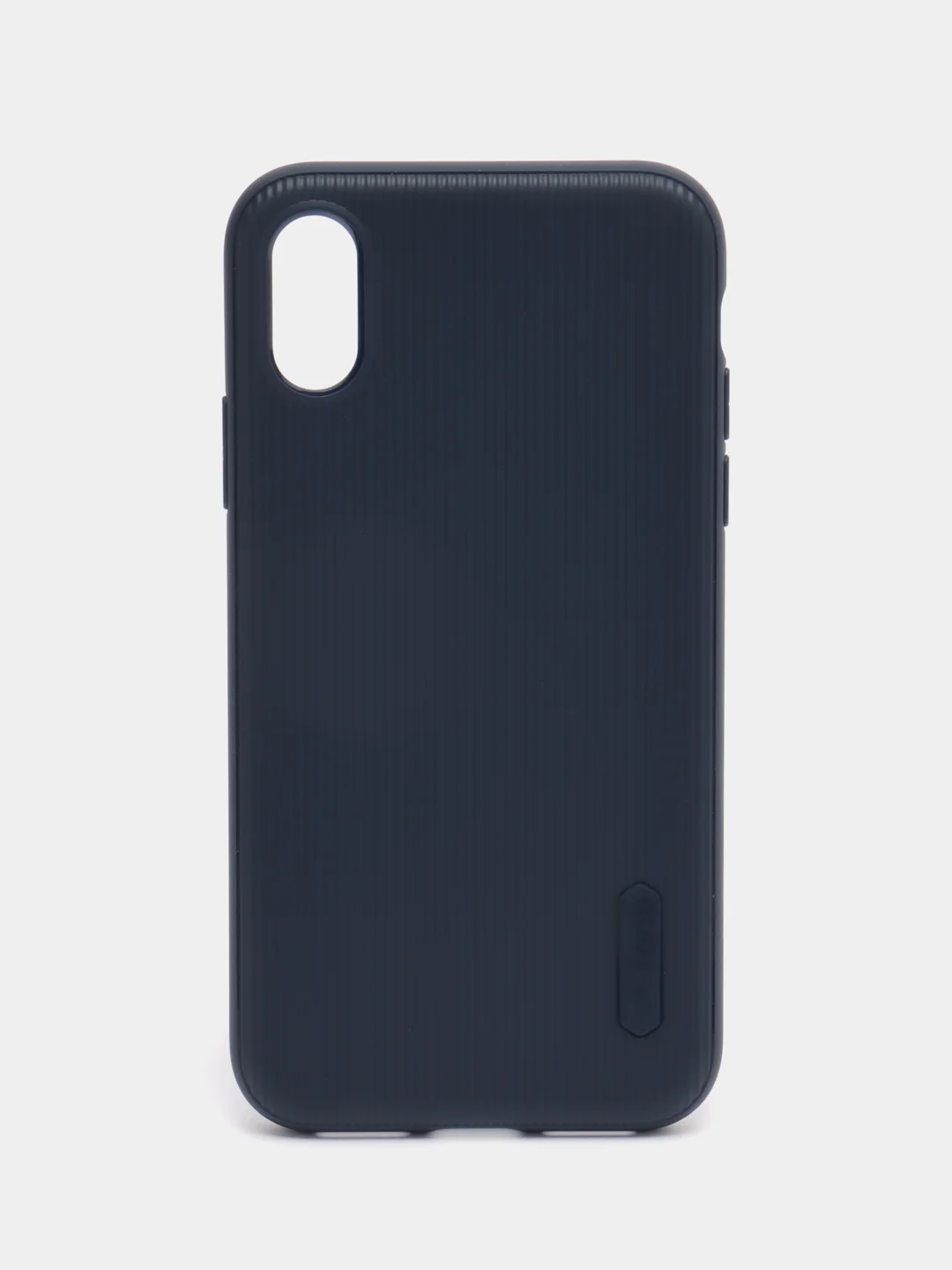 Синий чехол Fono для iPhone X/XS, XS Max, XR, 11, 11 Pro, 11 Pro Max, силиконовый, рифленый