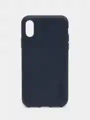 Синий чехол Fono для iPhone X/XS, XS Max, XR, 11, 11 Pro, 11 Pro Max, силиконовый, рифленый