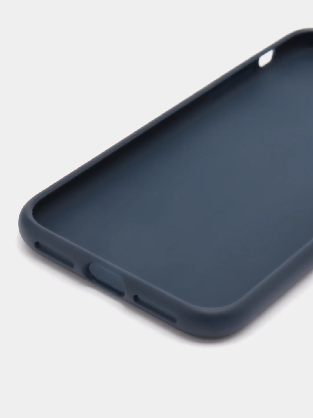 Синий чехол Fono для iPhone X/XS, XS Max, XR, 11, 11 Pro, 11 Pro Max, силиконовый, рифленый