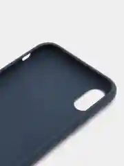 Синий чехол Fono для iPhone X/XS, XS Max, XR, 11, 11 Pro, 11 Pro Max, силиконовый, рифленый