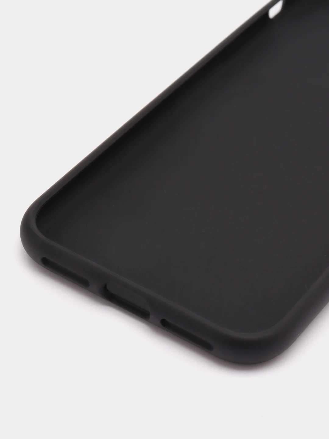 Черный чехол Fono для iPhone X/XS, XS Max, XR, 11, 11 Pro, 11 Pro Max, силиконовый, рифленый