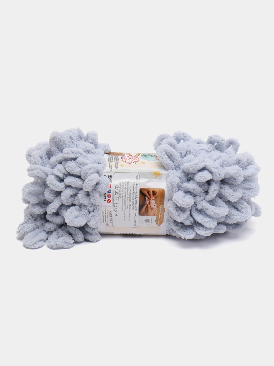 Прозрачный пряжа с большими петельками Puffy Alize (Ализе Пуффи), разные цвета