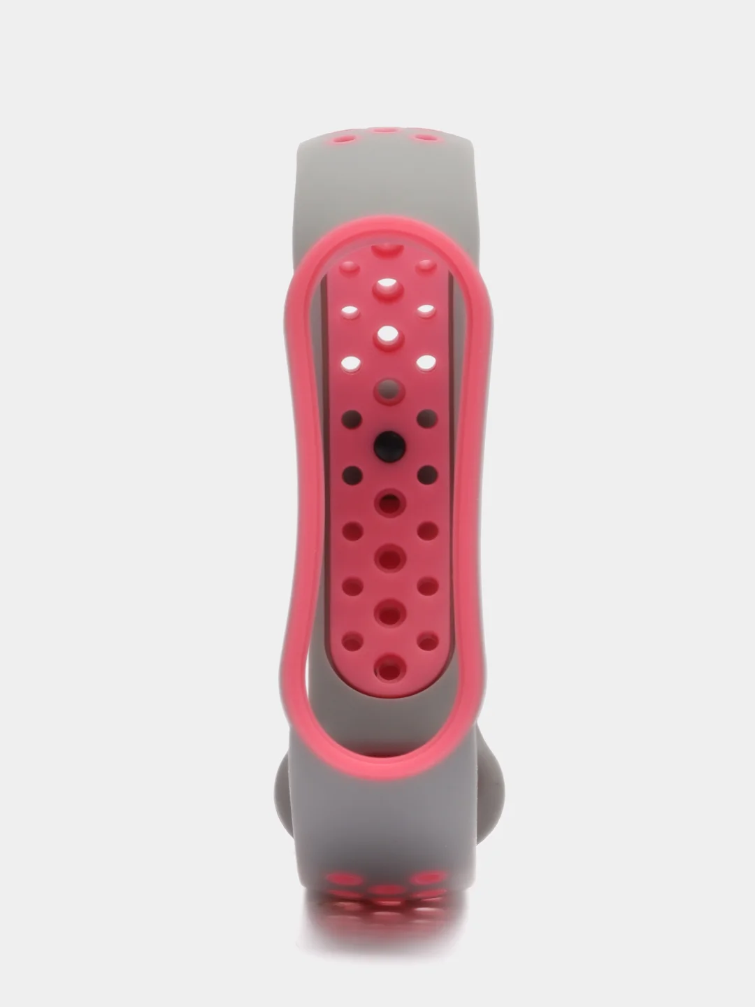 Розовый спортивный ремешок для Xiaomi Mi Band 5 6 браслет силиконовый ксяоми ми банд фитнес часы