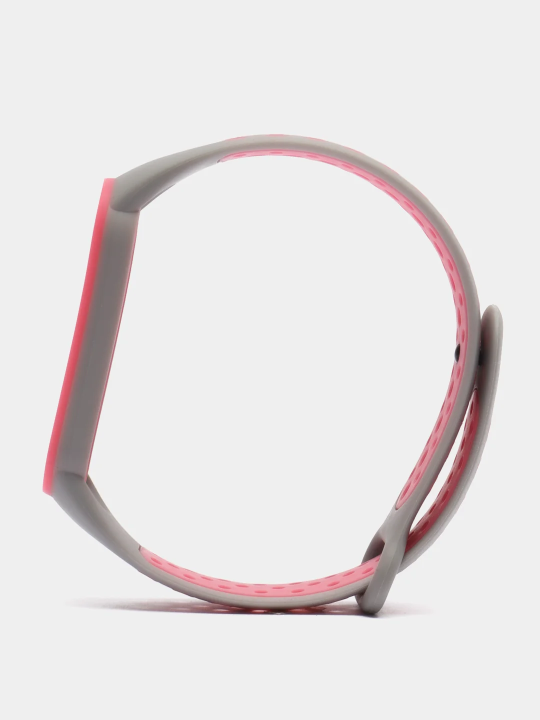 Розовый спортивный ремешок для Xiaomi Mi Band 5 6 браслет силиконовый ксяоми ми банд фитнес часы