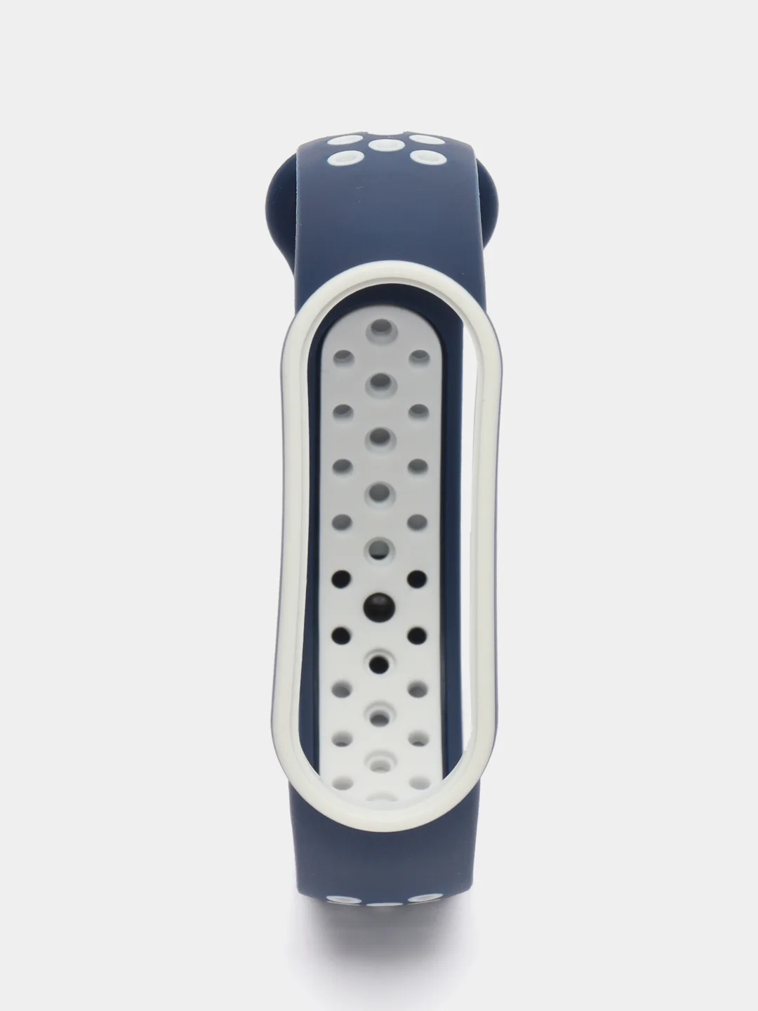 Синий спортивный ремешок для Xiaomi Mi Band 5 6 браслет силиконовый ксяоми ми банд фитнес часы
