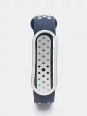 Синий спортивный ремешок для Xiaomi Mi Band 5 6 браслет силиконовый ксяоми ми банд фитнес часы