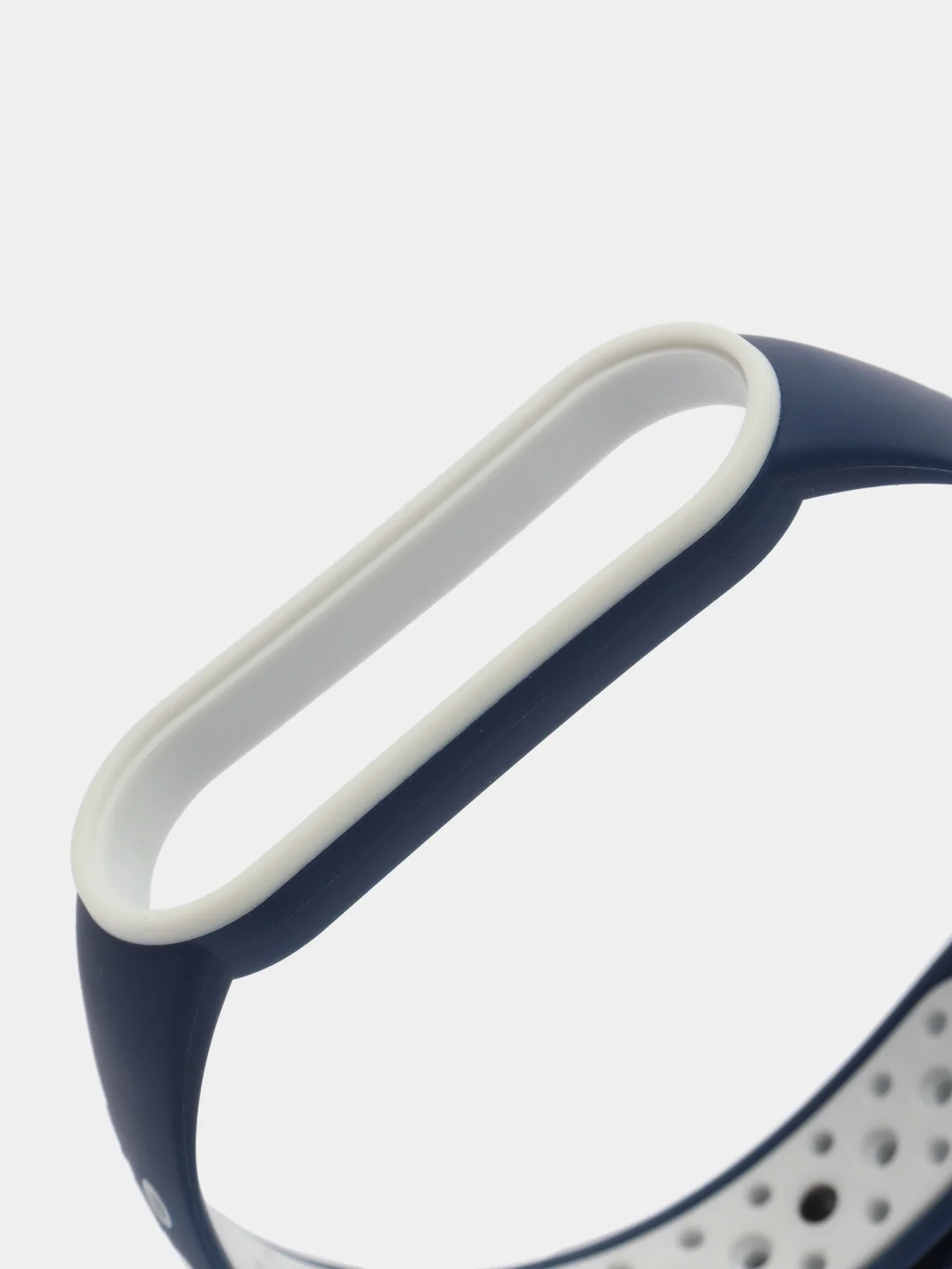 Синий спортивный ремешок для Xiaomi Mi Band 5 6 браслет силиконовый ксяоми ми банд фитнес часы