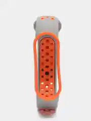 Рыжий спортивный ремешок для Xiaomi Mi Band 5 6 браслет силиконовый ксяоми ми банд фитнес часы