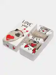 Набор женских носков KAFTAN "Love you" 5 пар, р. 36-39 (23-25 см)