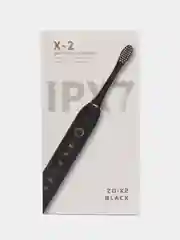 Черный электрическая звуковая зубная щетка SONIC TOOTHBRUSH X-2, 6 режимов, 4 насадки