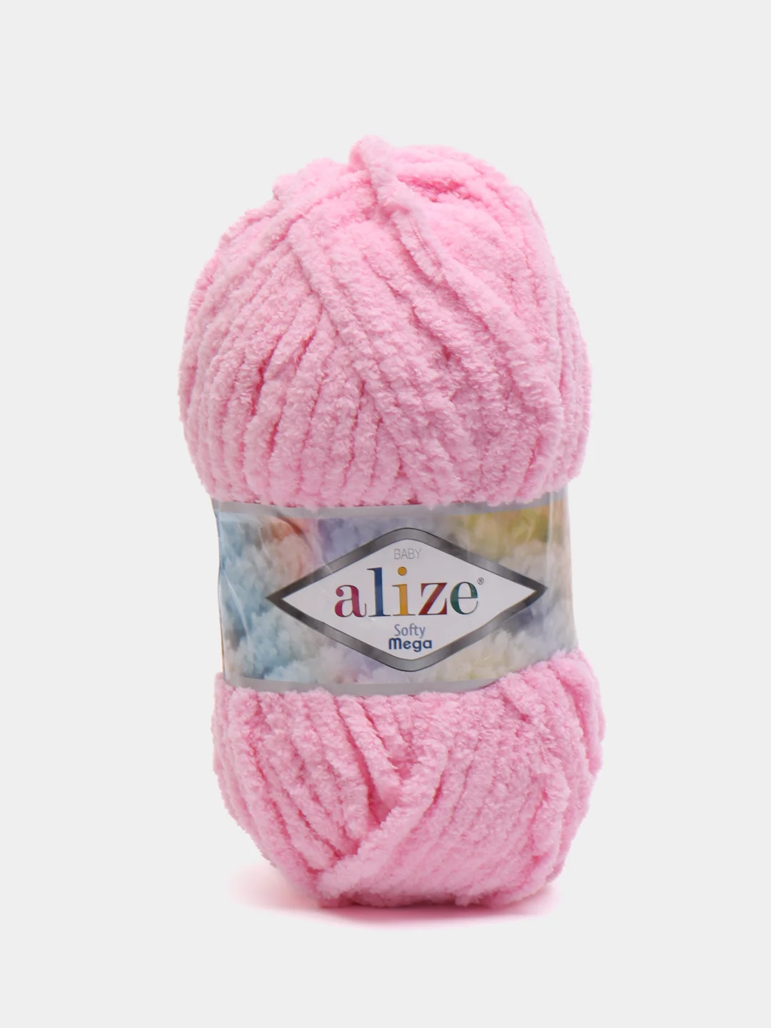 Конфетный пряжа Alize Softy Mega, 100г,70м