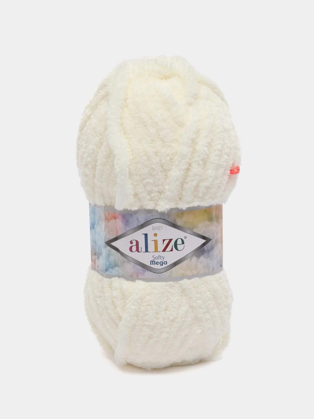 Молочный пряжа Alize Softy Mega, 100г,70м