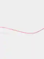 Розовый шнур вощеный 1 мм, 10 метров