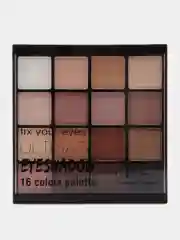 Коричневый палетка теней Ultimate eyeshadow 16 цветов/Тени для век/Тени