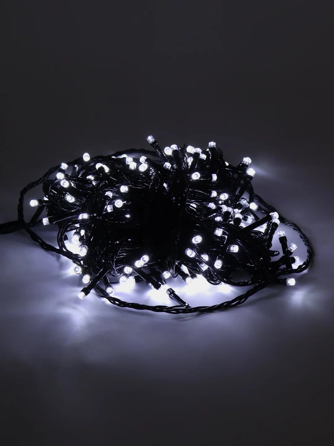 Белый уличная гирлянда светодиодная 15 м, 190 LED, 8 режимов