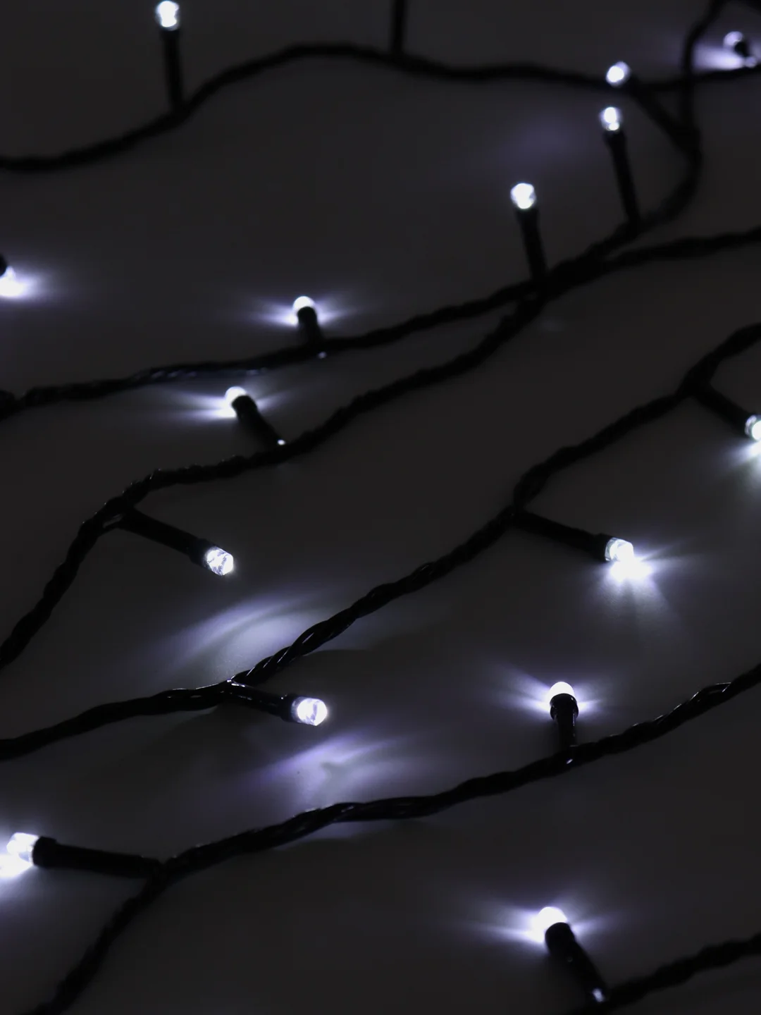 Белый уличная гирлянда светодиодная 15 м, 190 LED, 8 режимов