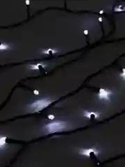 Белый уличная гирлянда светодиодная 15 м, 190 LED, 8 режимов