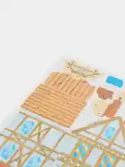 Оранжевый новогодний объёмный 3D-Пазл для детей от 4 лет