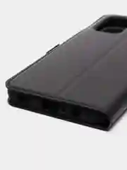 Черный чехол-книжка для Samsung M32, A02s, M11, из эко-кожи