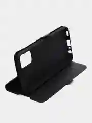 Черный чехол-книжка для Samsung M32, A02s, M11, из эко-кожи