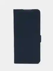 Синий чехол-книжка для Samsung M32, A02s, M11, из эко-кожи