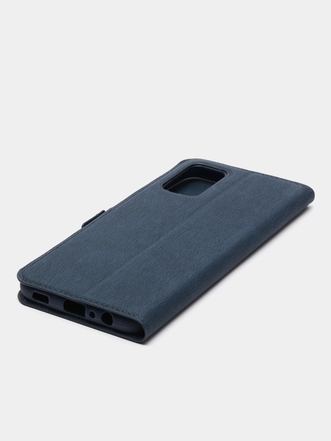Синий чехол-книжка для Samsung M32, A02s, M11, из эко-кожи