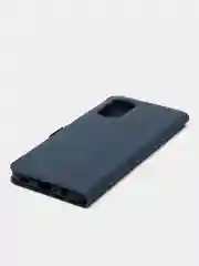 Синий чехол-книжка для Samsung M32, A02s, M11, из эко-кожи