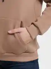 Коричневый худи женское
