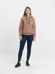 Коричневый худи женское