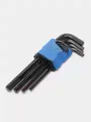 Набор ключей шестигранных ТУНДРА Black, удлиненных, CrV, 1.5 - 10 мм, 9 штук