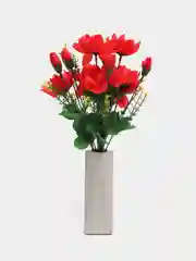 Красный искусственные цветы "Лотос. Букет"