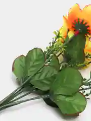 Желтый искусственные цветы "Лотос. Букет"
