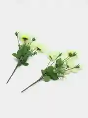 Лимонный искусственные цветы "Лотос. Букет"
