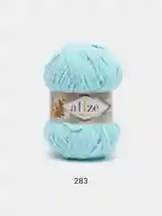 Бирюзовый пряжа плюшевая Alize Softy Plus, микрополиэстер, 100 г, 120 м