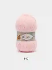 Кораллово-розовый пряжа плюшевая Alize Softy Plus, микрополиэстер, 100 г, 120 м