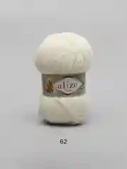 Молочный пряжа плюшевая Alize Softy Plus, микрополиэстер, 100 г, 120 м