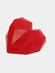 Фуксия мыло Геометрическое сердце, ручная работа