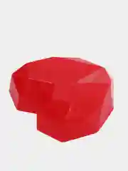 Фуксия мыло Геометрическое сердце, ручная работа