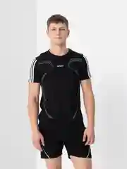 Черный спортивная футбольная  форма мужская