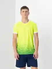 Зеленый мужской спортивный комплект: шорты и футболка